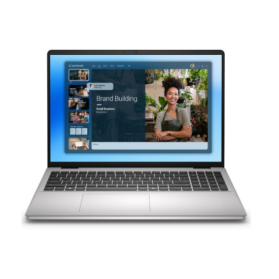 Laptop Dell 16 DC16251 W11P C7-150U/32GB/1TB/16.0 FHD+/Int/FgrPr/WLAN + BT/Backlit Kb/4 Cell/3YPS Platinum Silver