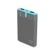 PowerBank EnerGo 10000mAh szaro-niebieski