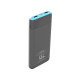 PowerBank EnerGo 10000mAh szaro-niebieski