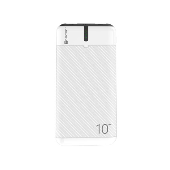 PowerBank EnerGo 10000mAh biało-czarny
