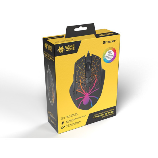 Mysz GAMEZONE Black Widow USB 