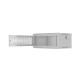 Szafa instalacyjna rack wisząca 19 cali 4U 600x450 drzwi perforowane (flat pack) szara