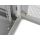 Szafa instalacyjna rack wisząca 19 cali 6U 600x450 drzwi perforowane (flat pack) szara