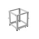 Stojak Open rack 19 cali 12U 600x600-1100 regulowany szary