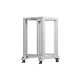 Stojak Open rack 19 cali 18U 600x800 szary