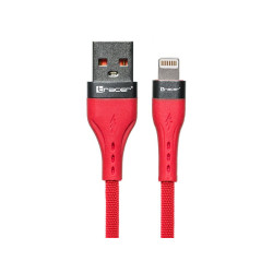 Kabel USB A - Lightning 1m Czerwony