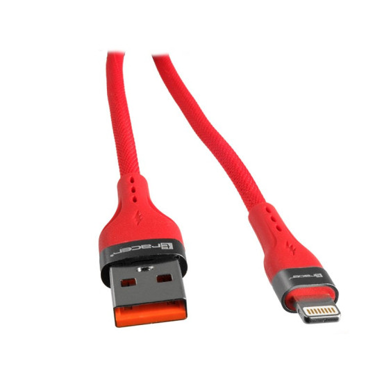 Kabel USB A - Lightning 1m Czerwony