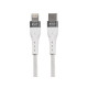 Kabel Typ C - Lightning 1m Biały 