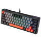 Klawiatura mechaniczna Gamezone EVO1 HOT SWAP 63 Szary 