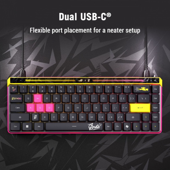 Klawiatura ROG Falchion Ace HFX M606 USB-C-A/8000Hz/N Key 