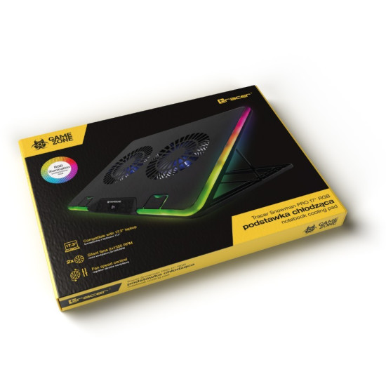Podstawka chłodząca Gamezone Snowman Pro 17 cali RGB 