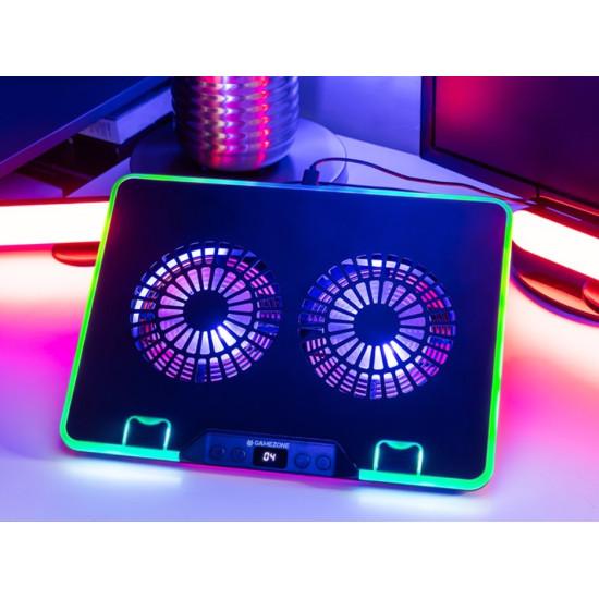 Podstawka chłodząca Gamezone Snowman Pro 17 cali RGB 