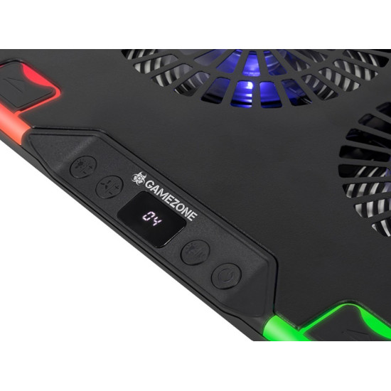 Podstawka chłodząca Gamezone Snowman Pro 17 cali RGB 