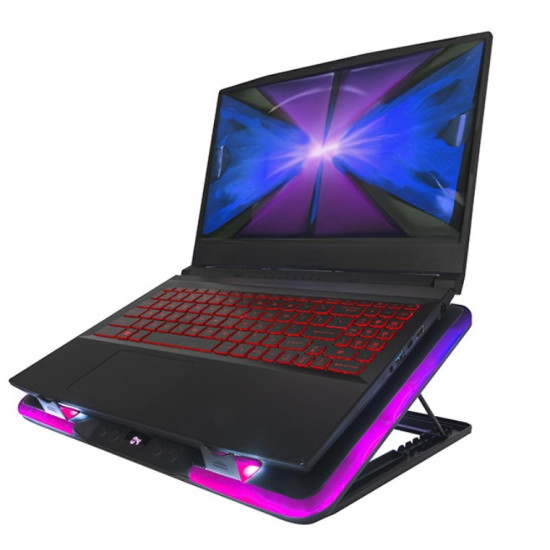 Podstawka chłodząca Gamezone Snowman Pro 17 cali RGB 