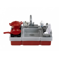 Zlewozmywak z funkcją lania wody i światłem