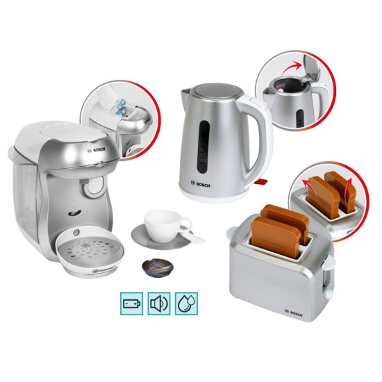 Zestaw śniadaniowy Bosch srebrny