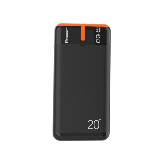 Power bank EnerGen 20000mAh PD+QC3.0 czarno-pomarańczowy