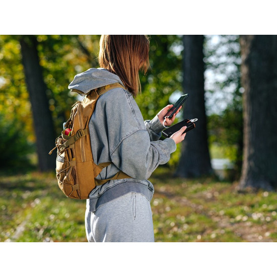 Power bank EnerGen 20000mAh PD+QC3.0 czarno-pomarańczowy