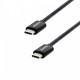 Kabel USB-C do USB-C 2.0/100W 200cm czarny