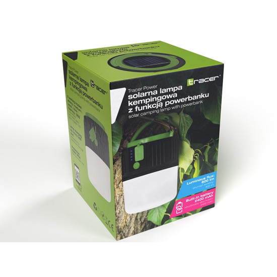 Solarna lampa kempingowa z funkcją powerbank Power 