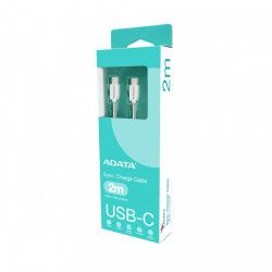 Kabel USB-C do USB-C 2.0/100W 200cm biały