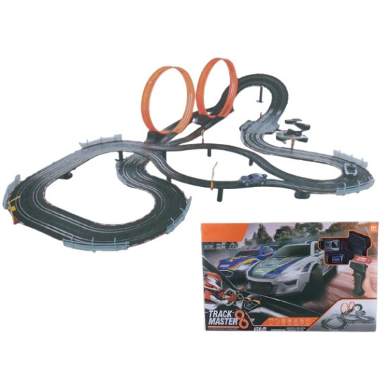 Tor samochodowy z dwoma pętlami