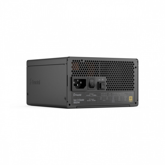 Zasilacz FDE Ion 3 GOLD 850W 80+ GOLD Black 