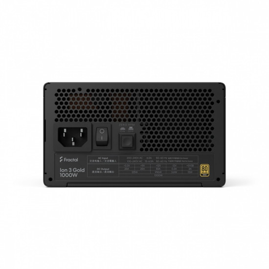 Zasilacz FDE Ion 3 GOLD 1000W 80+ GOLD Black 