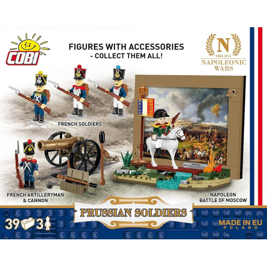 Klocki Żołnierze pruscy 39 elementów