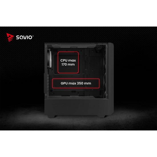 Obudowa komputerowa NOCTIS GLASS RGB X1