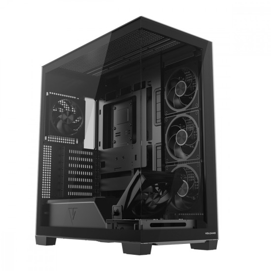 Obudowa PC VOLCANO STELLAR PLUS ARGB MIDI 5F Czarna