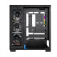 Obudowa PC VOLCANO STELLAR PLUS ARGB MIDI 5F Czarna