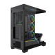 Obudowa PC VOLCANO STELLAR PLUS ARGB MIDI 5F Czarna