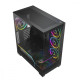 Obudowa PC VOLCANO STELLAR PLUS ARGB MIDI 5F Czarna