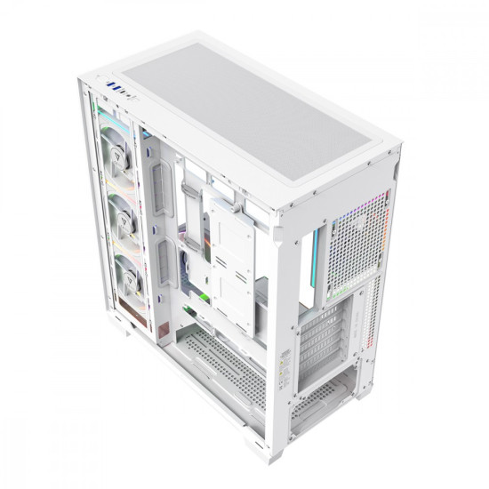 Obudowa PC VOLCANO STELLAR PLUS ARGB MIDI 5F Biała