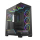 Obudowa PC VOLCANO STELLAR PLUS ARGB MIDI 8F Czarna