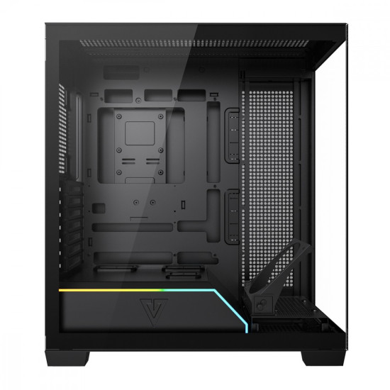 Obudowa PC VOLCANO STELLAR PLUS ARGB MIDI NF Czarna