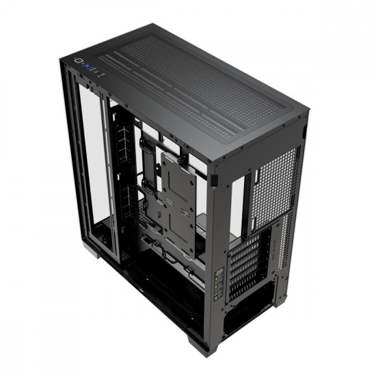 Obudowa PC VOLCANO STELLAR PLUS ARGB MIDI NF Czarna