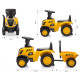 Pojazd CAT Traktor z przyczepą żółty jeździk