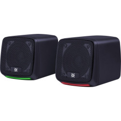 Głośniki komputerowe J3 2.0 6W LED USB Czarne 