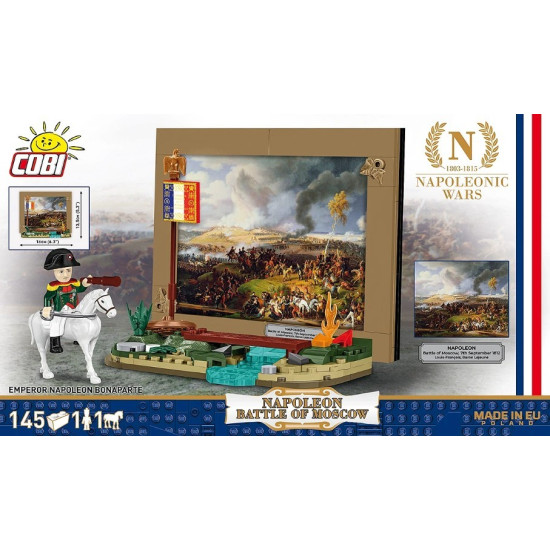 Klocki Bitwa Napoleona pod Moskwą 145 elementów