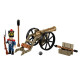 Klocki Francuski artylerzysta z armatą 97 elementów