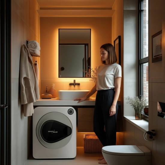 Suszarka elektryczna bębnowa do ubrań 3kg 830W GB405 