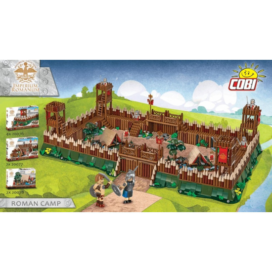 Klocki Imperium Romanum - Brama obozu rzymskiego 591 elementów