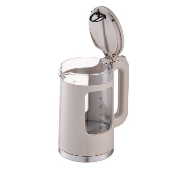 Czajnik elektryczny szklany 1,7l  2200W  MR-065-BEIGE
