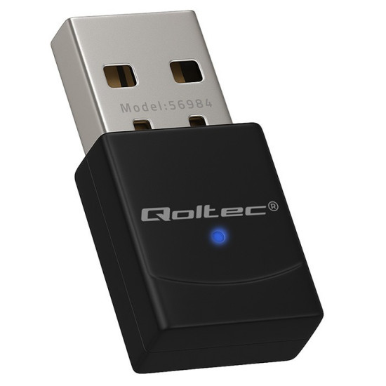 Bezprzewodowy mini Adapter Wi-Fi 6 | Standard AX | Bluetooth 5.4 | USB | 900Mbps 