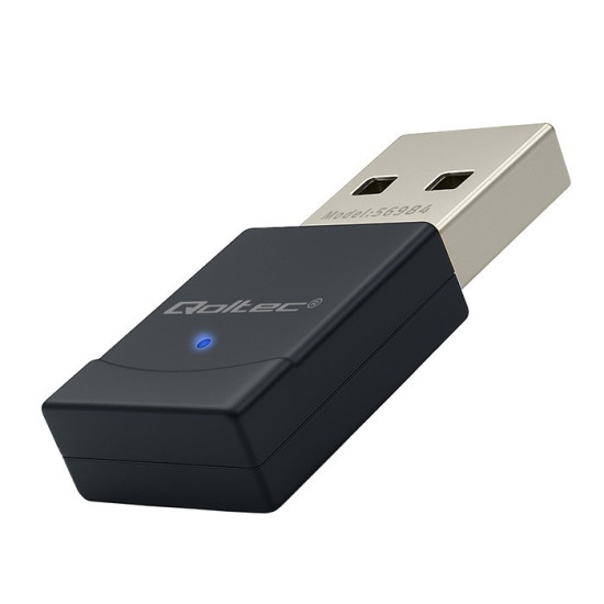 Bezprzewodowy mini Adapter Wi-Fi 6 | Standard AX | Bluetooth 5.4 | USB | 900Mbps 
