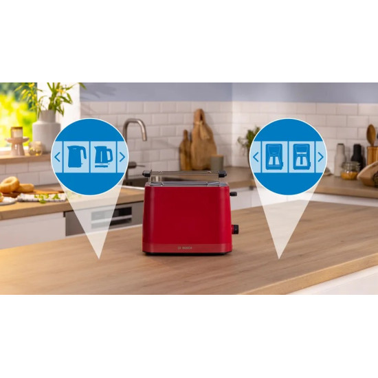 Toster MyMoment TAT3M124 czerwony