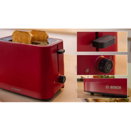 Toster MyMoment TAT3M124 czerwony