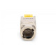 Wtyk modularny RJ45 kat.6A, PoE++, 10GbE, STP, ekranowany, beznarzędziowy, zakręcany, metalowy, AWG 22-27, linka/drut